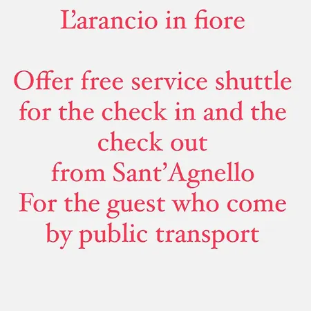 L' Arancio In Fiore B&B 상트아그넬로